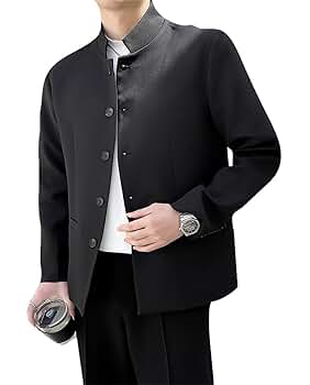 レオナール　カンカン素材　 カラフルな襟と袖が特徴の黒いテーラードジャケット レオナール カンカン素材 カラフルな襟と袖が特徴の黒い